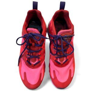 Nike Air Max 270 React in Mystic Red/Pink Blast/Habanero Red/Bright Crimson 8.5